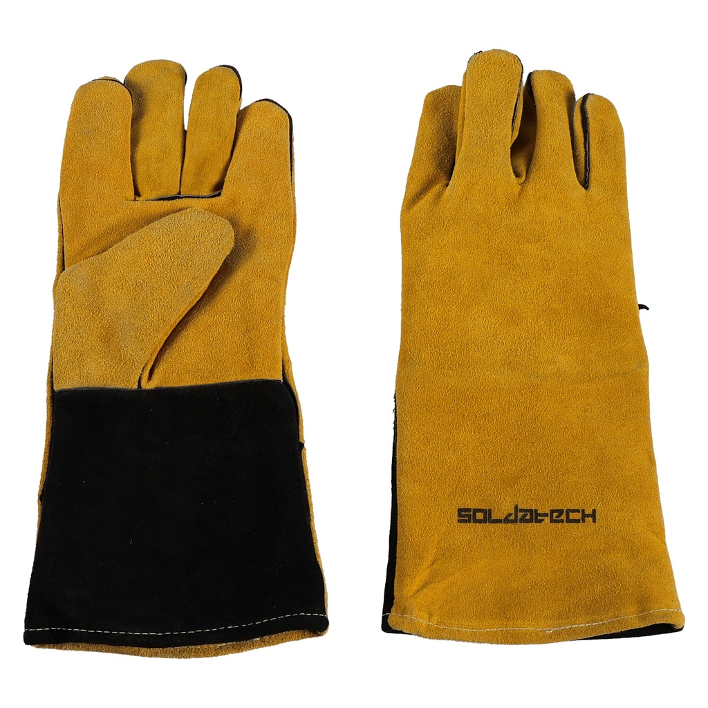 Welding gloves MIG/MAG cowsplit leather size XL (11')